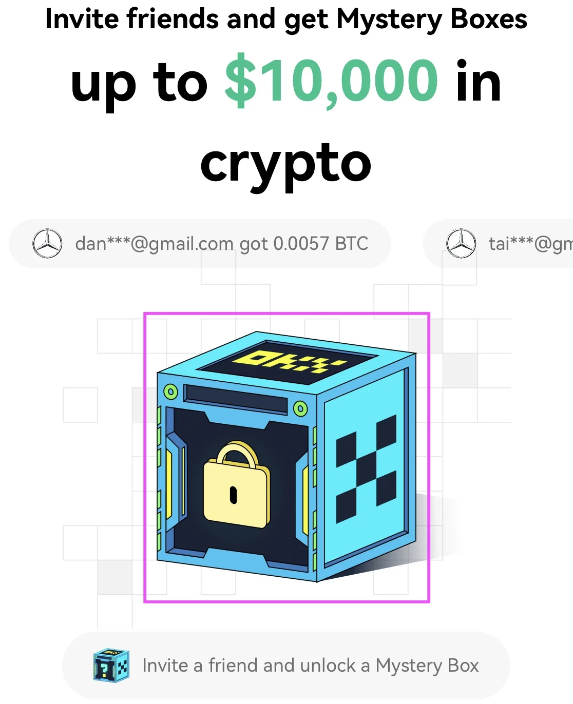 Buy 1 Bitcoin Mystery Box with Bitcoin