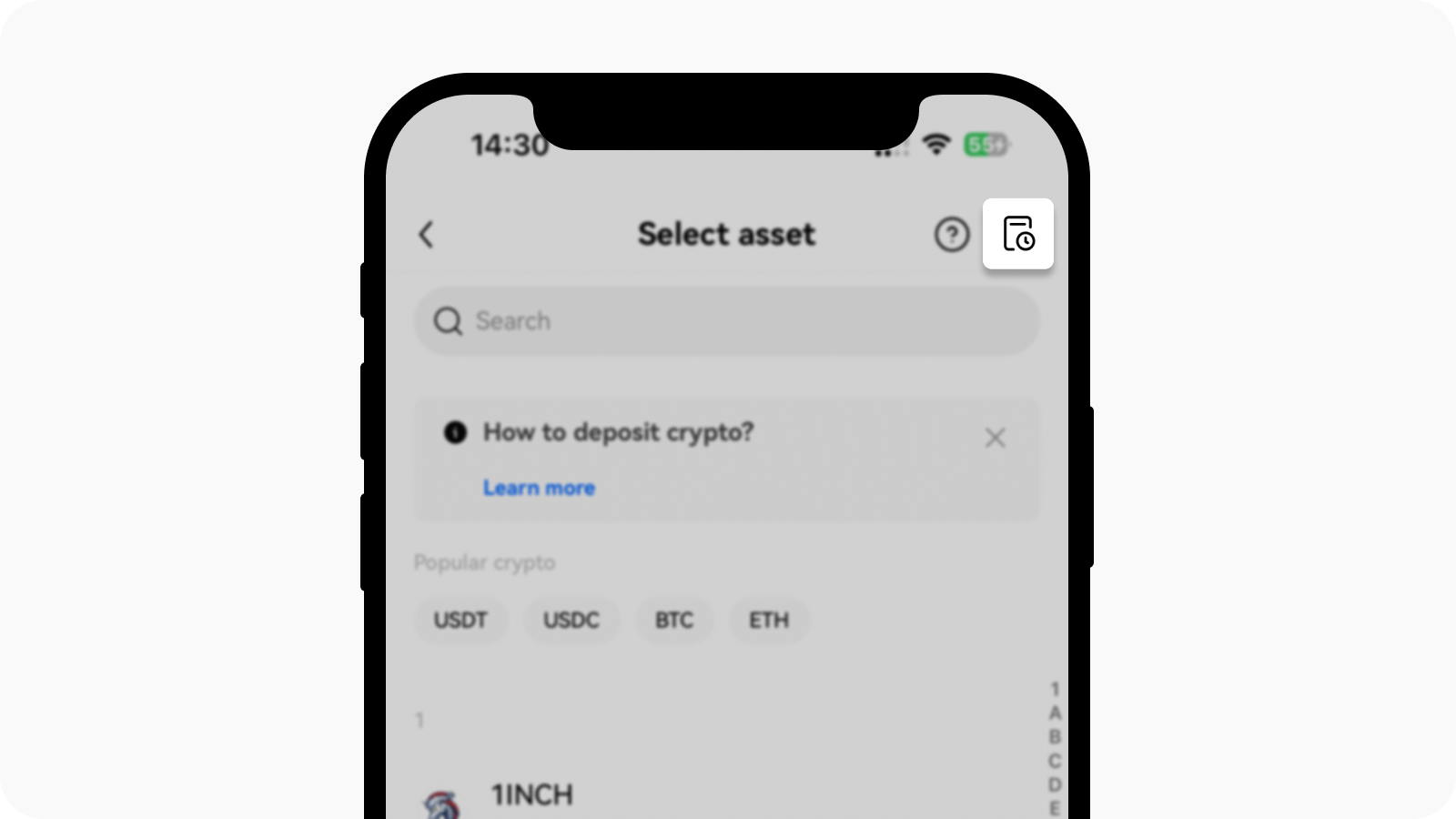 CT-app-deposit-view deposit transaction