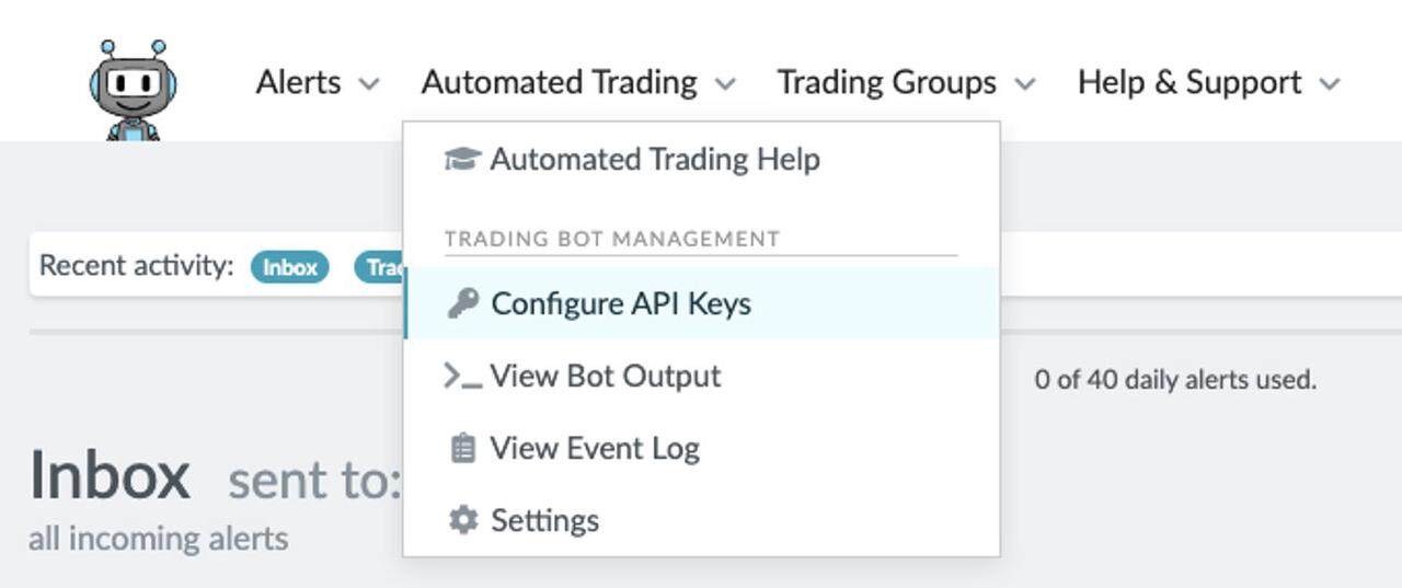 Configure api keys