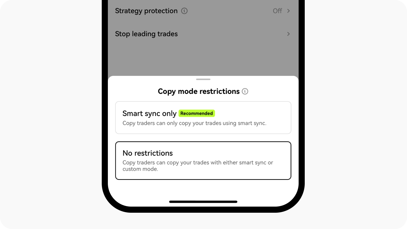 copy mode restriction-app-3