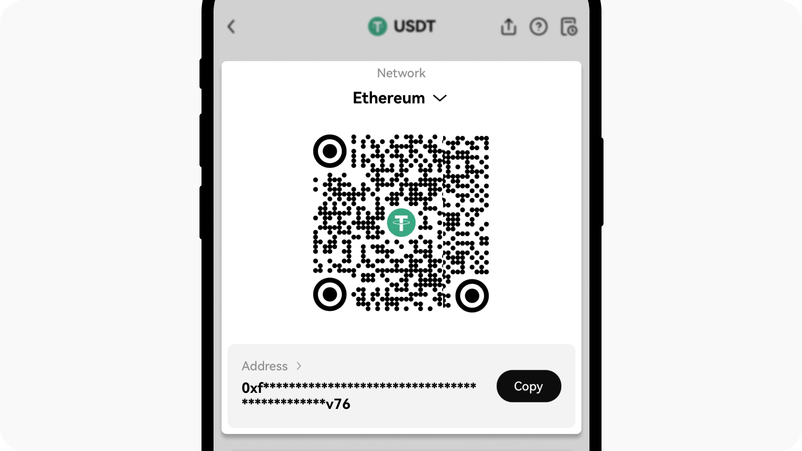 CT-app-deposit on chain-copy deposit address