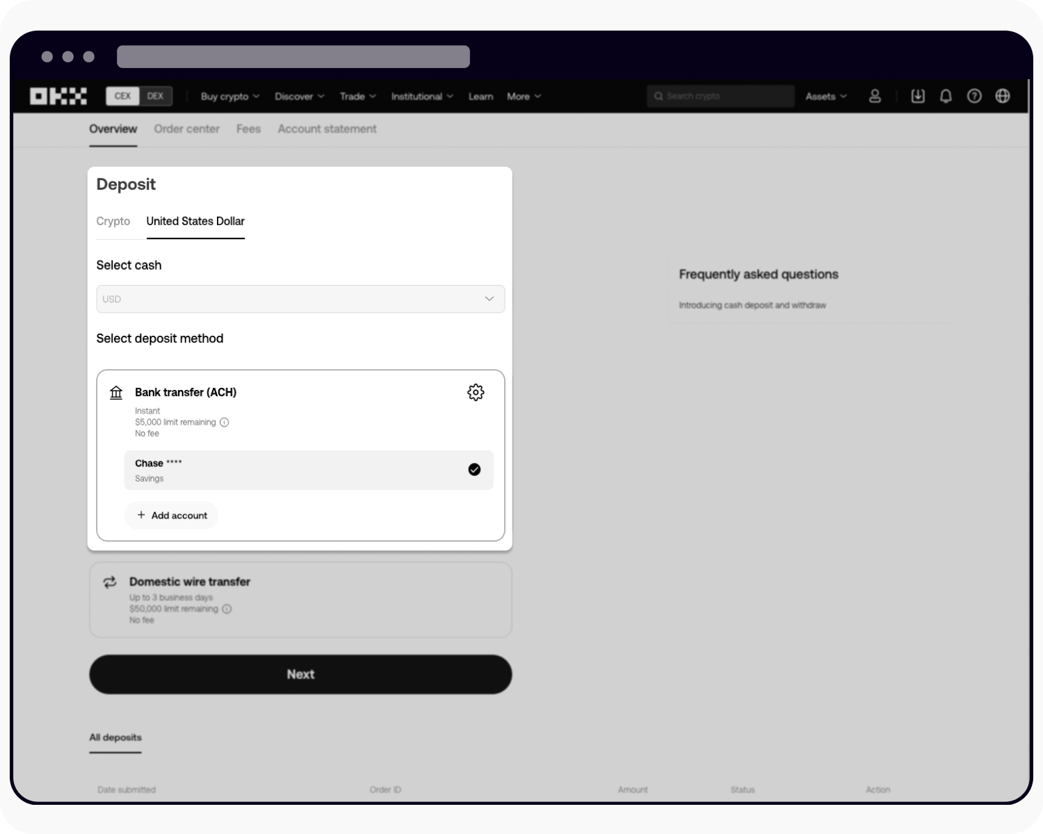 CT-web-cash deposit-ACH dp1