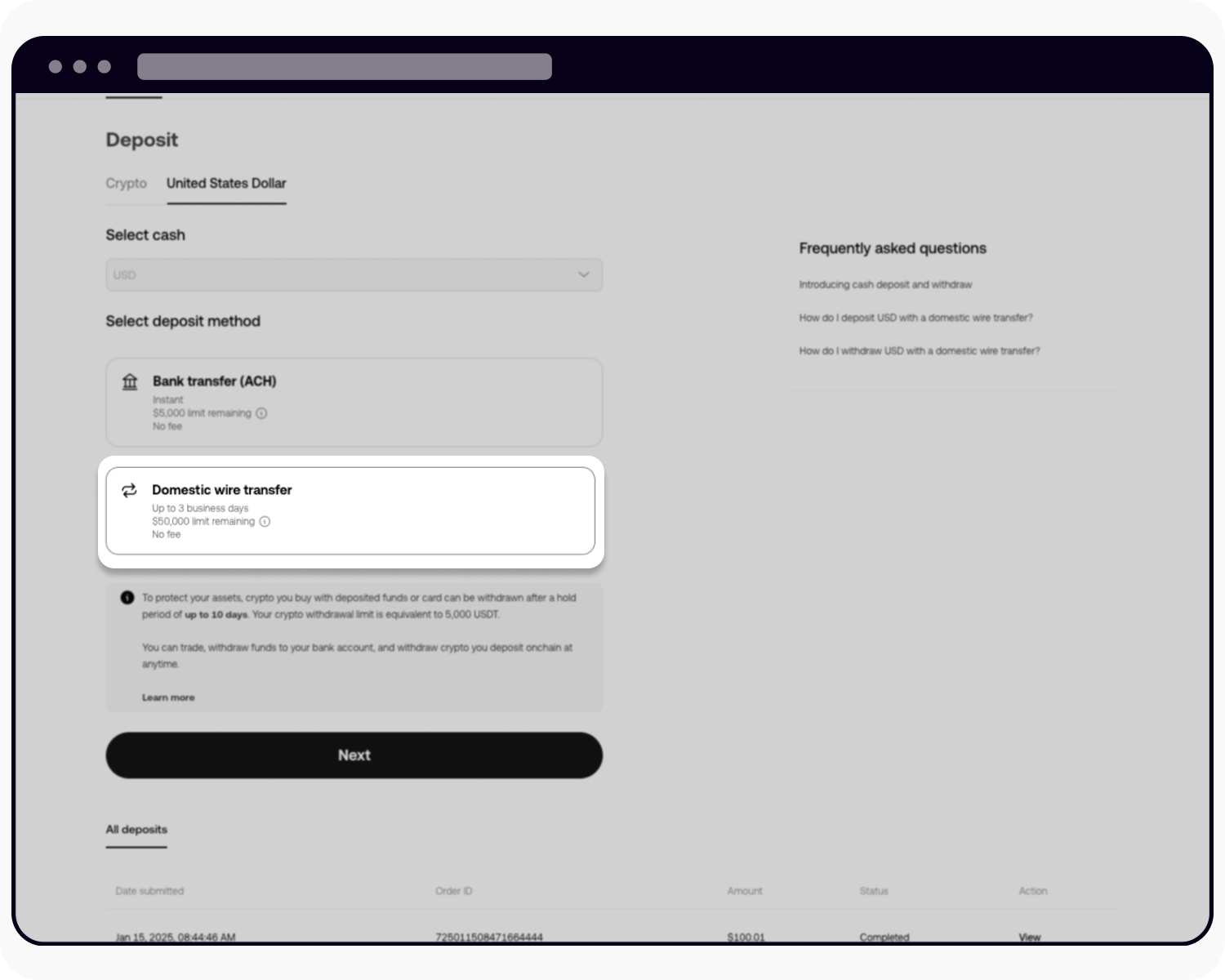 CT-web-cash deposit-usd wire dp1