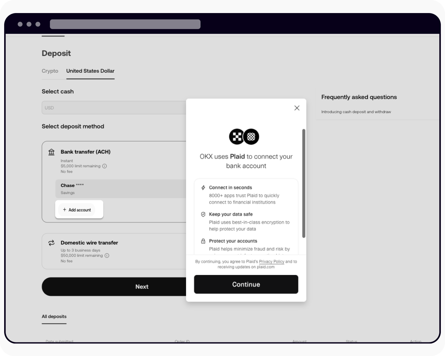 CT-web-cash deposit-ACH dp2