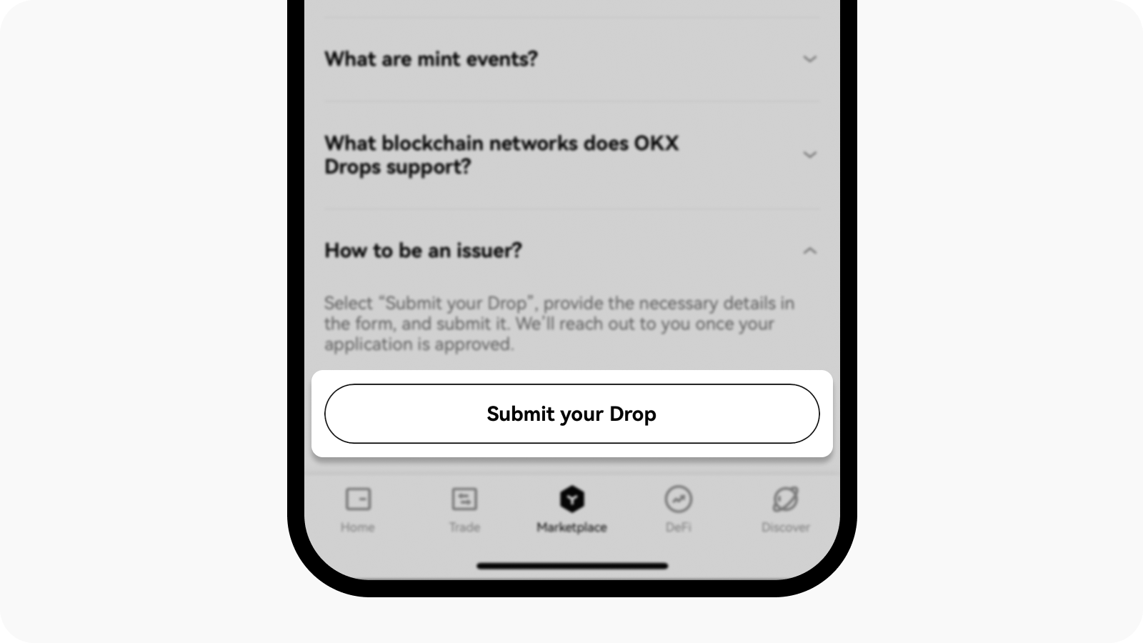 CT-app-web3-marketplace-submit drop request