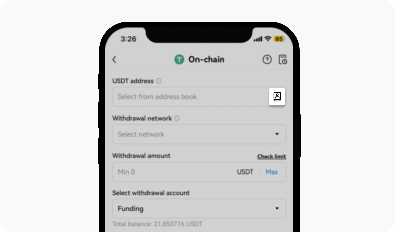 CT-app-withdraw-address book