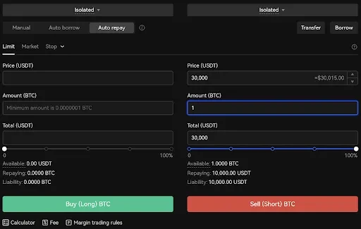 Exiting trade position