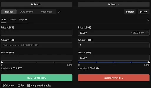 Select order parameters