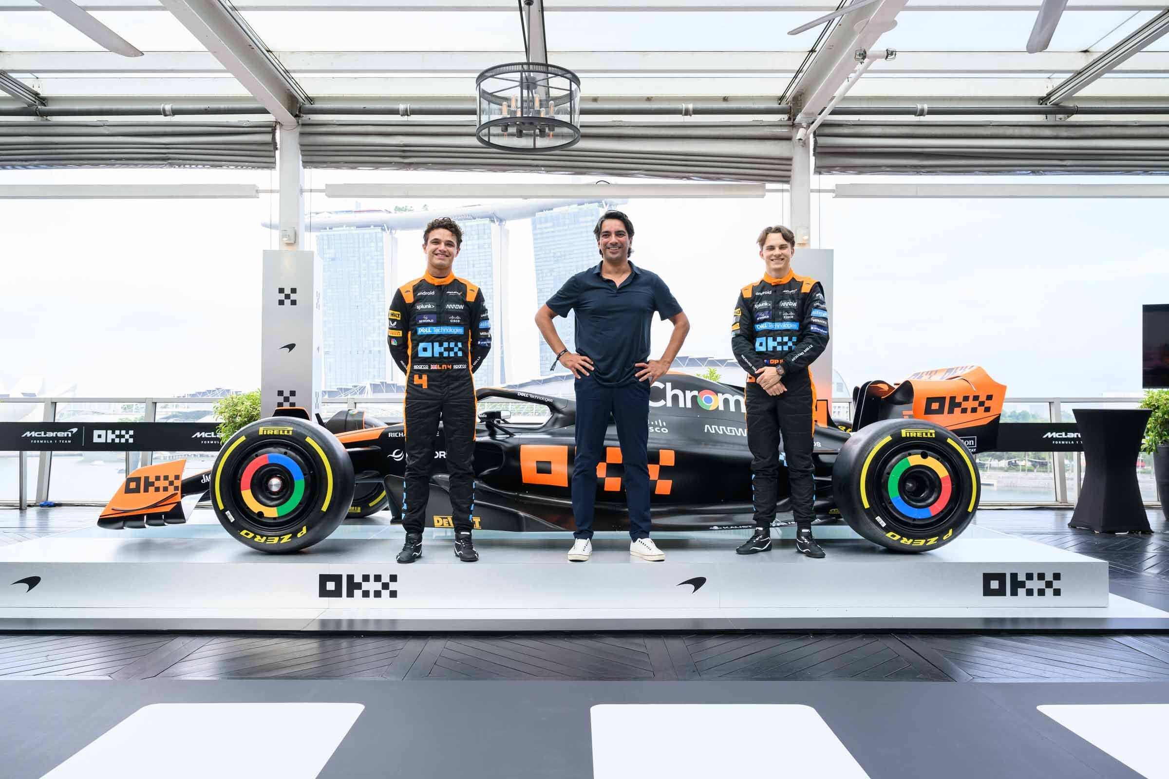 Photo Recap: OKX Switch McLaren MCL60 Race Car To Stealth Mode For The ...