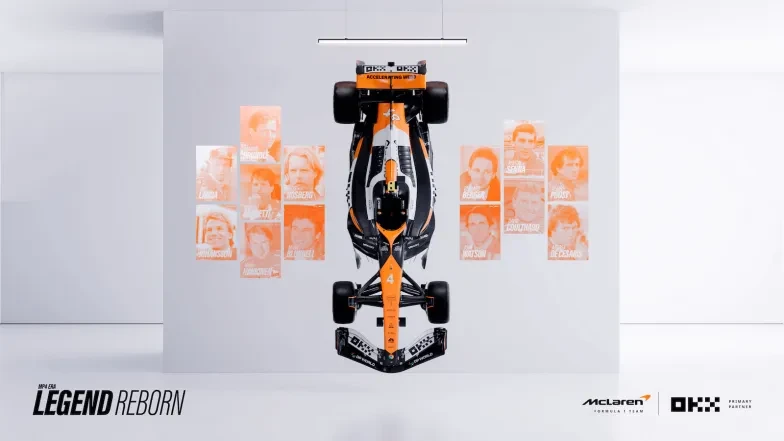 OKX-McLaren Legend Reborn Livery