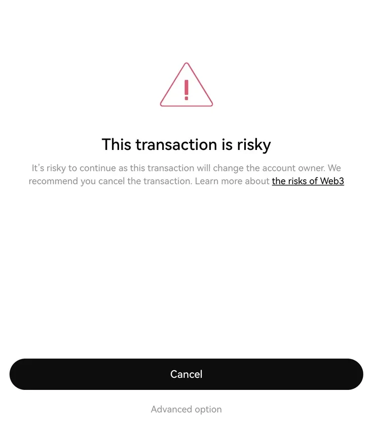 TRON wallet third-party risk 1