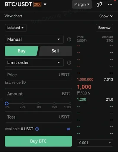 Select trade direction